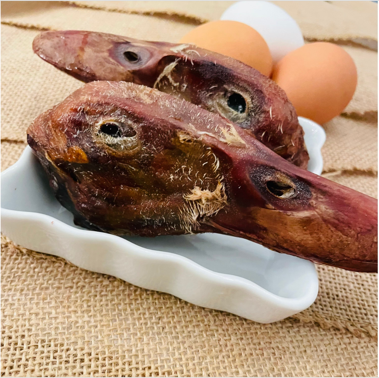 duck head dog treats